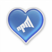 Grote 8 x 8 inch vinylstickers op maat sticker (Voorkant)