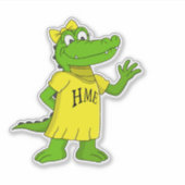 Grote 8 x 8 inch vinylstickers op maat sticker (Voorkant)