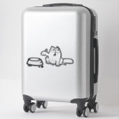 Grote 8 x 8 inch vinylstickers op maat sticker (Koffer)