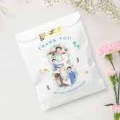 Grote 8e foto-collage Birthday onder het Zee Bedankzakje (Gezegeld)