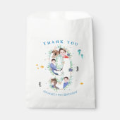 Grote 9e foto-collage Birthday onder het Zee Bedankzakje (Voorkant)