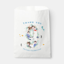 Grote 9e foto-collage Birthday onder het Zee Bedankzakje