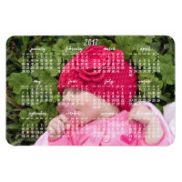 Grote aangepaste 2017 Magnetische Agenda, 4x6