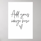 Grote Aangepaste bruiloft Gebeurtenis Foto Poster  (Voorkant)