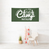 Grote Aangepaste Camp Bachelorette Party Cool Welk Spandoek (Insitu)