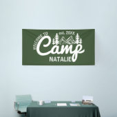 Grote Aangepaste Camp Bachelorette Party Cool Welk Spandoek (Beurs)