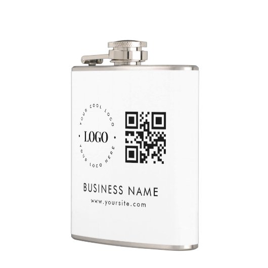 Grote aangepaste Canvas tas met Logo Qr-code en te Heupfles (Links)