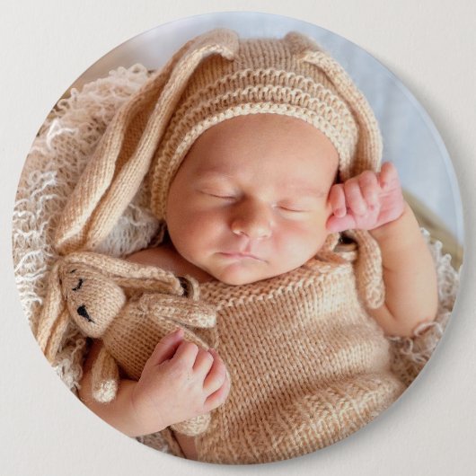 Grote aangepaste foto knop pin ronde button 6,0 cm (Voorkant)
