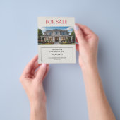 Grote aangepaste foto - Te koop vastgoed Flyer (Hand)