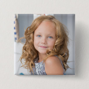 Grote aangepaste fotoknop voor oma vierkante button 5,1 cm