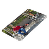 Grote aangepaste fotomagneet magneet (Linkerzijde)