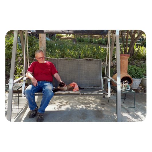 Grote aangepaste fotomagneet magneet (Horizontaal)