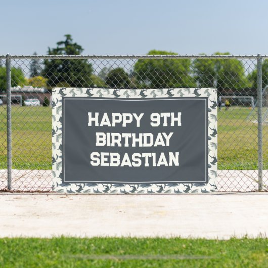 Grote aangepaste haai achtergrond banner (Insitu)