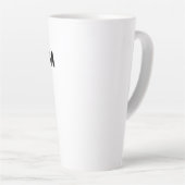 Grote Aangepaste Latte Mok Lege Sjabloon - 17oz (Rechterhoek)