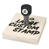 Grote aangepaste logo-stempel rubberstempel (Stempel)
