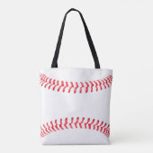 Grote aangepaste naam van honkbalteam of tekst Spo Tote Bag (Achterkant)
