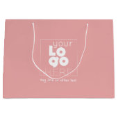 Grote aangepaste papierwinkel voor bedrijven met r groot cadeauzakje (Voorkant)