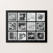 Grote aangepaste puzzel met 12 foto's legpuzzel (Horizontaal)