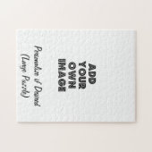 Grote aangepaste puzzel met foto of illustratie en (Horizontaal)