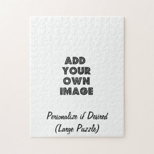Grote aangepaste puzzel met foto of illustratie en