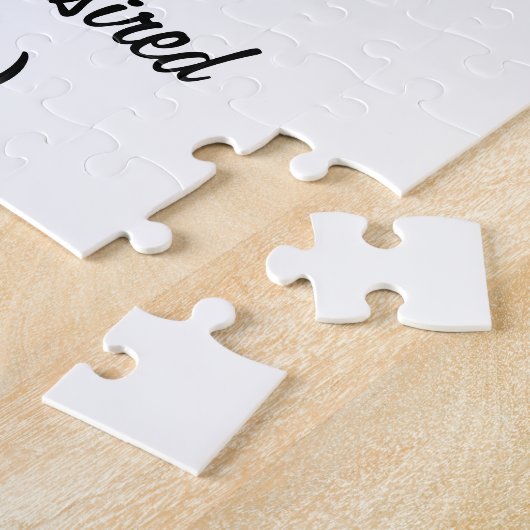 Grote aangepaste puzzel met foto of illustratie en legpuzzel (Zijkant)