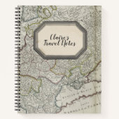 Grote , aangepaste reislaptop notitieboek (Voorkant)