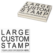 Grote aangepaste stempel, maak uw eigen profession rubberstempel (Gestempeld)