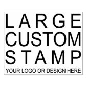 Grote aangepaste stempel, maak uw eigen profession rubberstempel (Afrduk)