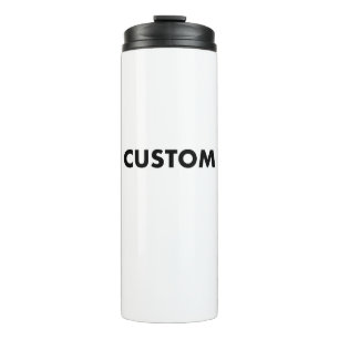 Grote aangepaste thermische tumbler blanco sjabloo thermosbeker