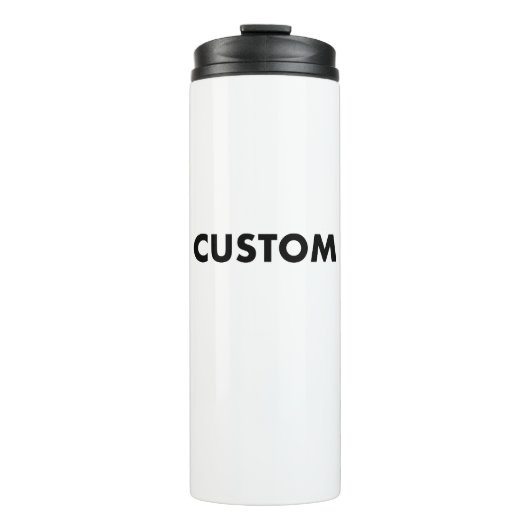 Grote aangepaste thermische tumbler blanco sjabloo thermosbeker (Voorkant)
