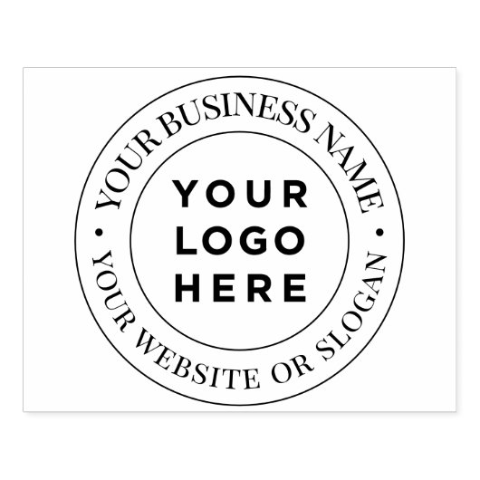 Grote aangepaste zakelijke Logo Promotie Rubberstempel (Afrduk)