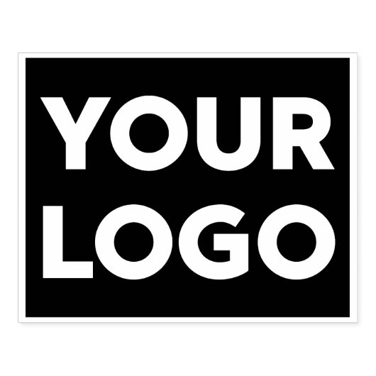 Grote aangepaste zakelijke Logo Rubberstempel (Afrduk)