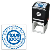 Grote aangepaste zakelijke Logo Zelfinktende Stempel (In situ)