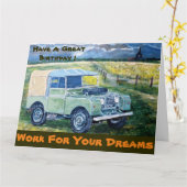 Grote aanmoediging / verjaardag Kaart (Gele Bloem)