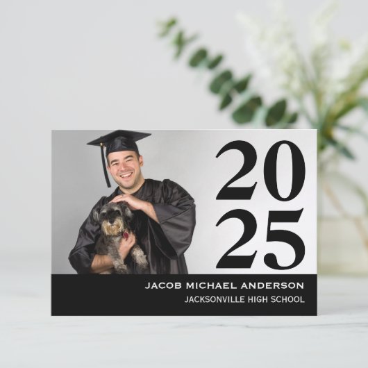 Grote aantallen - 3x5 de Aankondiging van Afstuder (Staand voorkant)