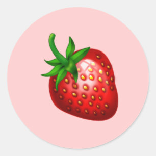 Grote aardbei Sticker