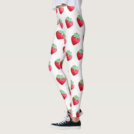 Grote aardbeien leggings (Links)