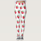 Grote aardbeien leggings (Voorkant)