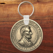 Grote Abraham Lincoln citaten Sleutelhanger (Voorkant)