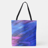 Grote Abstracte Boodschappen Winkel Strand Tote Bag (Voorkant)