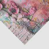 Grote  Abstracte Kunst Collage Decoupage Tissuepapier (Detail)