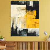 Grote Abstracte schilderijen "Eternal Dorsa". Canv Canvas Afdruk (Insitu (Woonkamer))