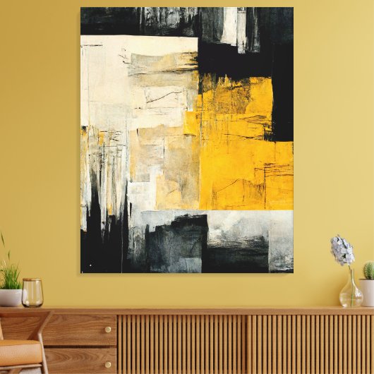 Grote Abstracte schilderijen "Eternal Dorsa". Canv Canvas Afdruk (Insitu (Woonkamer))