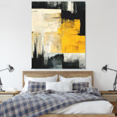 Grote Abstracte schilderijen "Eternal Dorsa". Canv Canvas Afdruk (Insitu (Slaapkamer))