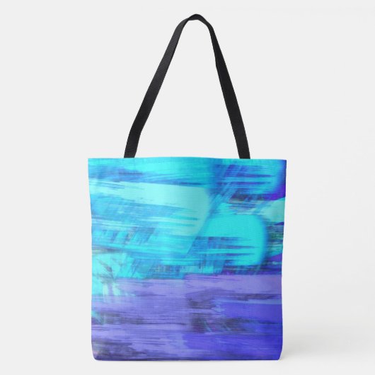 Grote Abstracte winkelwagentjes Tote Bag (Voorkant)