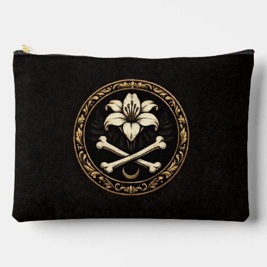 Grote Accessoiretas | Dark Academia Lily & Bones Etui (Voorkant)
