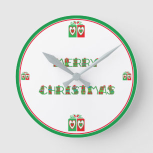 Grote Acryl Kerstmis Wandklokken