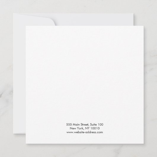 Grote Add Logo Leren Haarspeld Display Kaart (Achterkant)