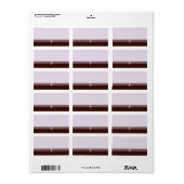 GROTE ADRESETIKETTEN :: PURE 1 ETIKET (Full Sheet)