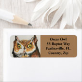 Grote Adresetiketten voor de orkaan van paarden Etiket (Insitu)